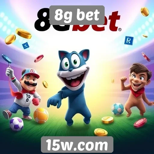 Variedade de jogos disponíveis no 8g bet